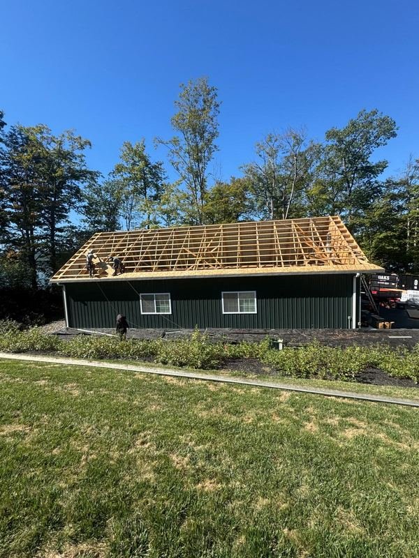 New construction roof framing