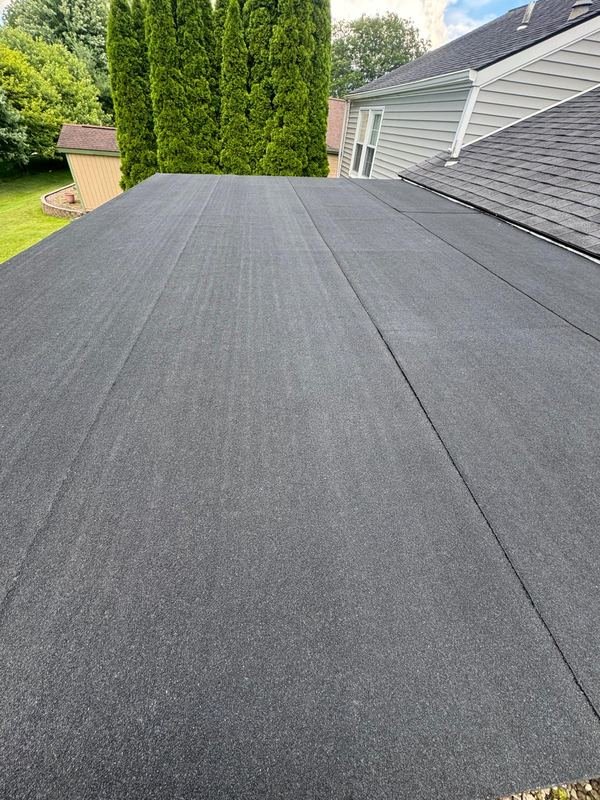Finished roof with new vents
