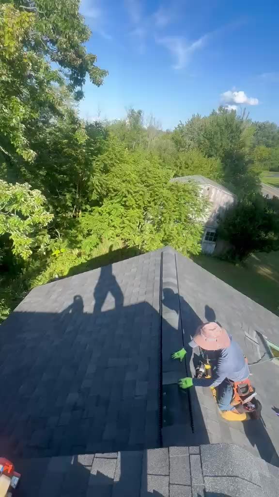Vannyss Roofing crew working on a roof — project video 1
