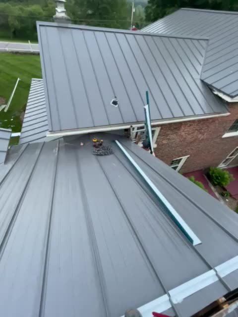 Vannyss Roofing crew working on a roof — project video 4