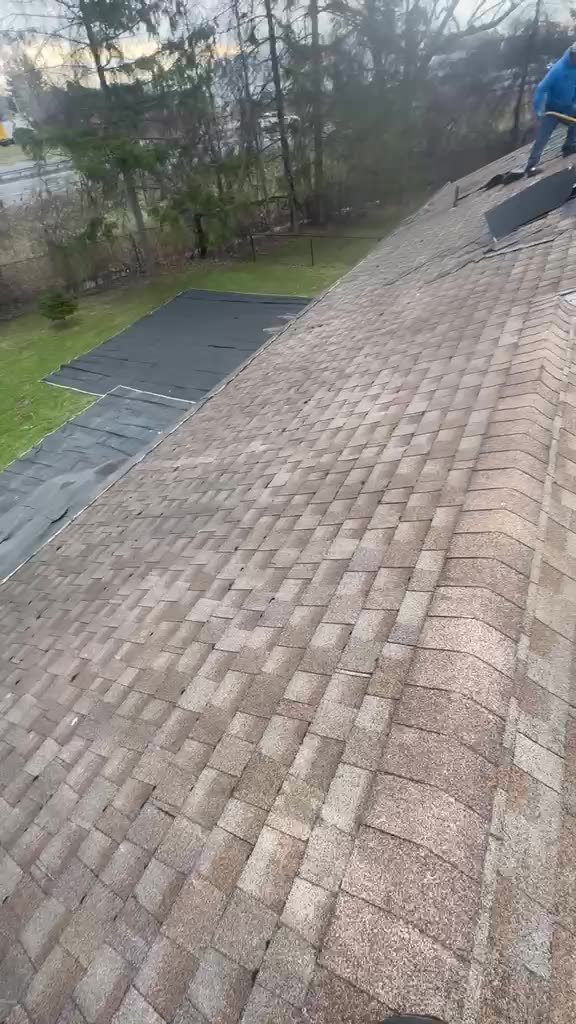 Vannyss Roofing crew working on a roof — project video 5