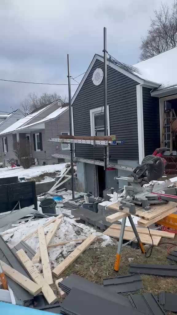 Vannyss Roofing crew working on a roof — project video 12