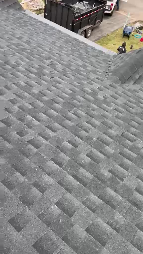 Vannyss Roofing crew working on a roof — project video 14