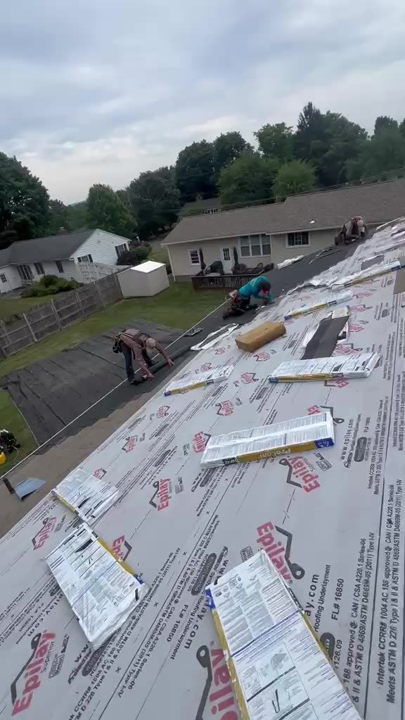 Vannyss Roofing crew working on a roof — project video 24