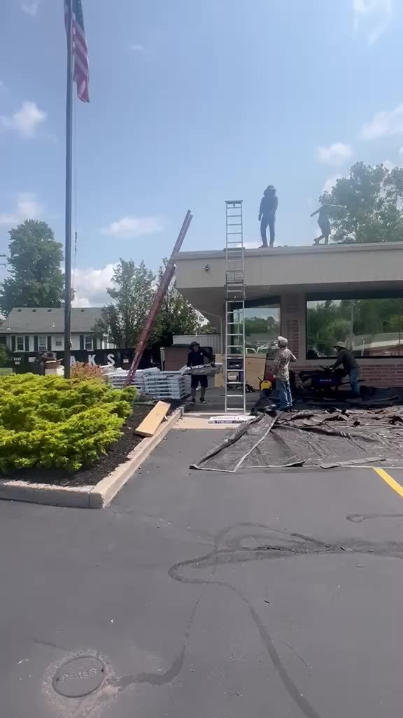 Vannyss Roofing crew working on a roof — project video 25