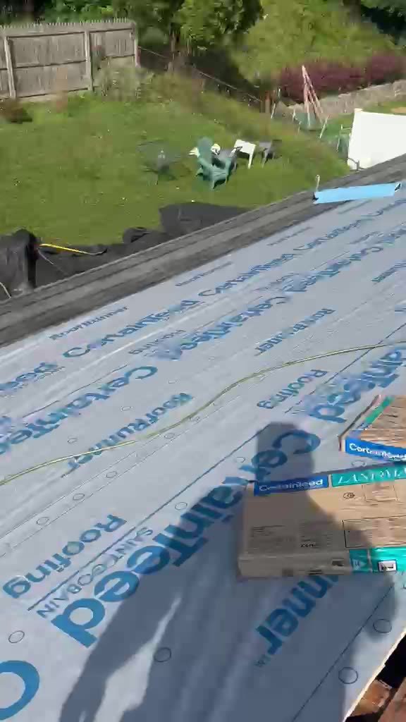 Vannyss Roofing crew working on a roof — project video 27